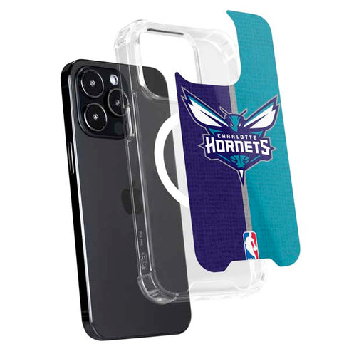 NBA Charlotte Hornets Canvas iPhone 15 Pro MagSafe Case